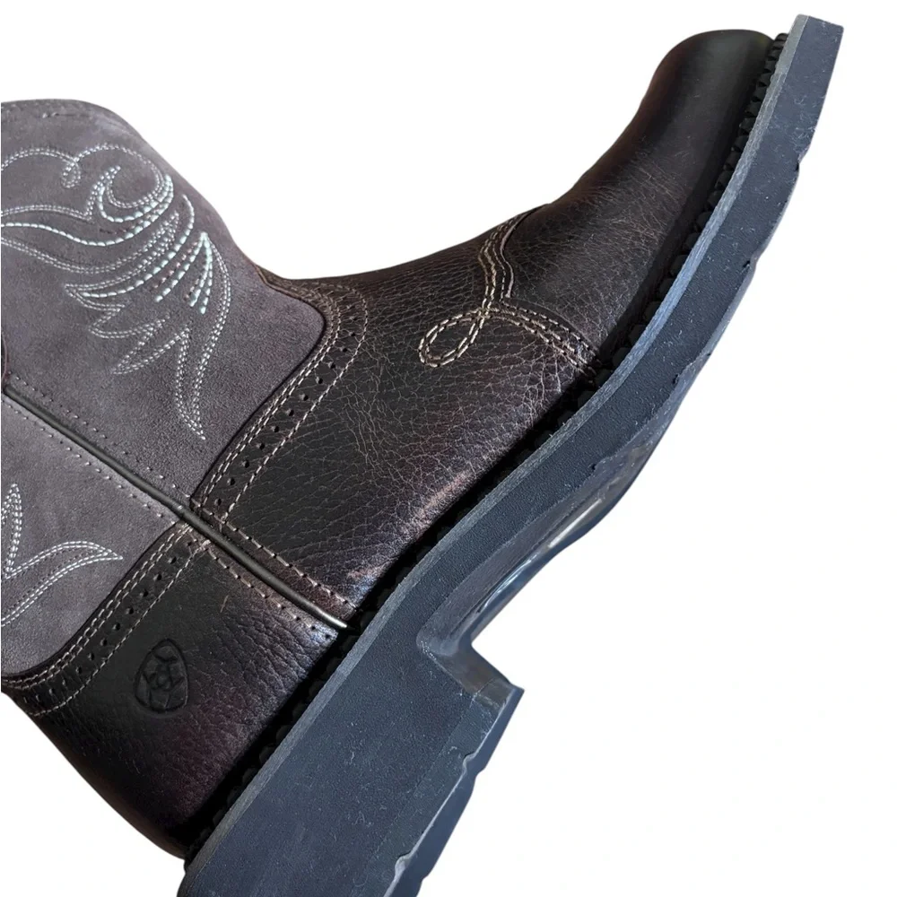 ARIAT WOMEN'S HERITAGE DAPPER WESTERN BOOTS - ROUND TOE 10B - Picture 8 of 11